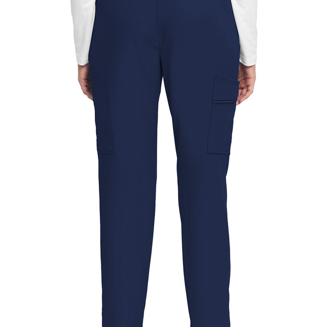 Med Couture Insight Mid Rise Pull-on Tapered Leg Ankle Pant MC009 - Navy
