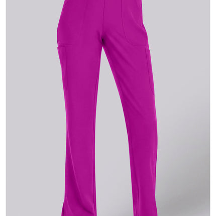 Med Couture Insight Women's Mid Rise Flare Leg Pant MC010 - Back to the Fuschia