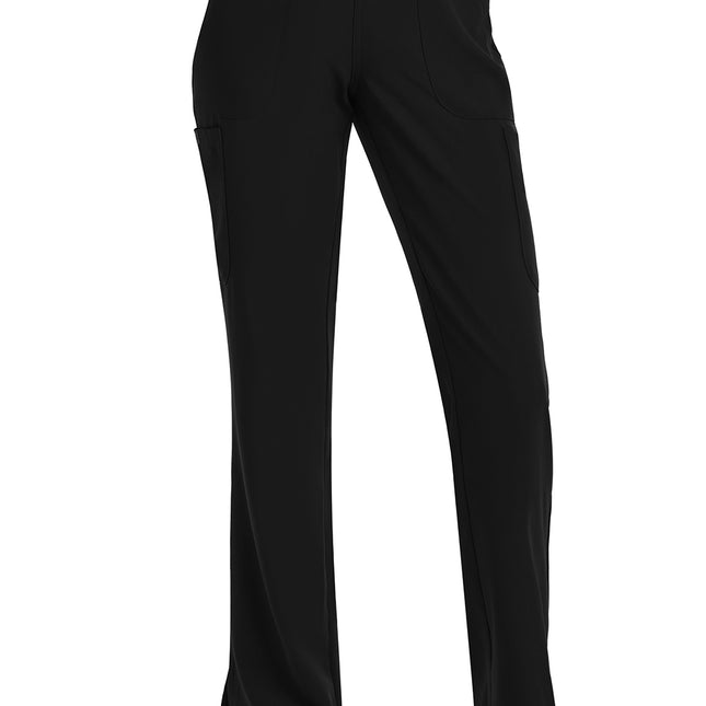 Med Couture Insight Women's Mid Rise Flare Leg Pant MC010 - Black