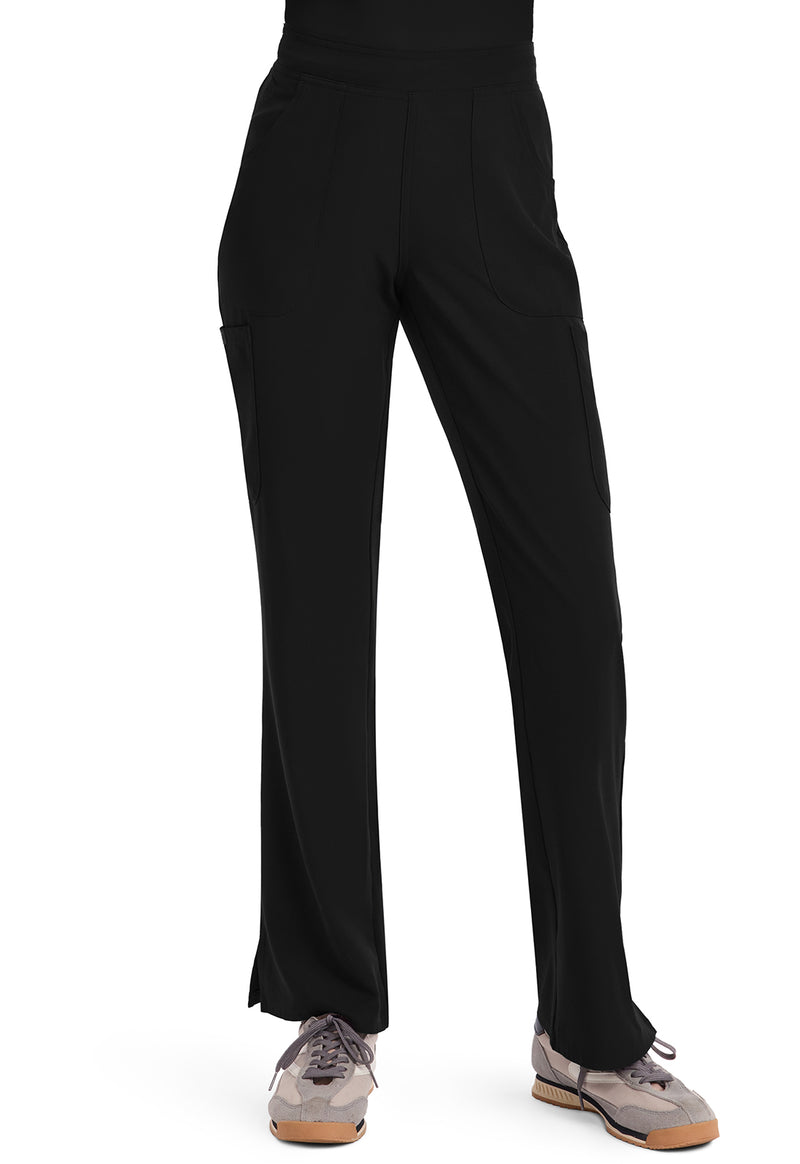 Med Couture Insight Women's Mid Rise Flare Leg Pant MC010 - Black