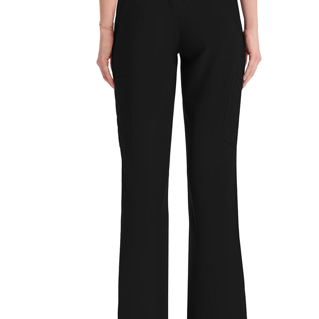 Med Couture Insight Women's Mid Rise Flare Leg Pant MC010 - Black