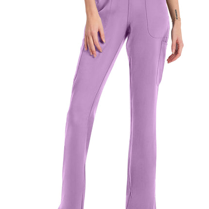 Med Couture Insight Women's Mid Rise Flare Leg Pant MC010 - Lilac