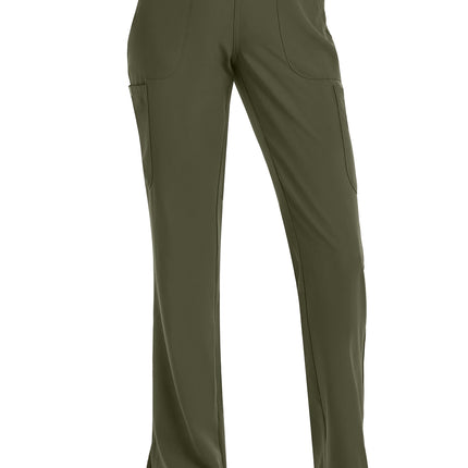 Med Couture Insight Women's Mid Rise Flare Leg Pant MC010 - Olive