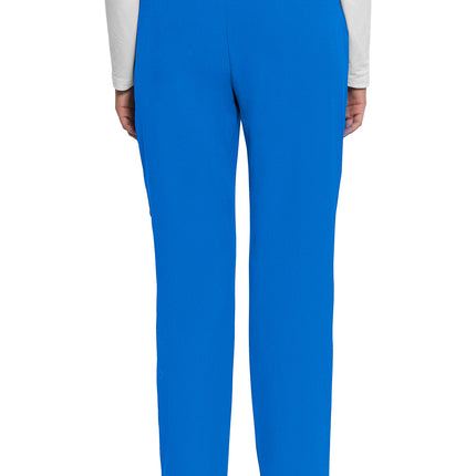Med Couture Amp Mid Rise Drawstring Tapered Leg Pant MC101 - Royal