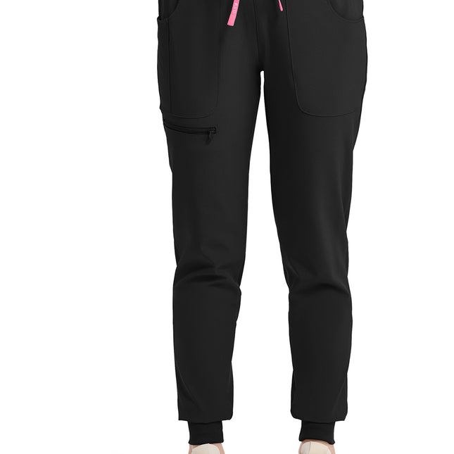 Med Couture Amp Mid Rise Jogger MC102 - Black