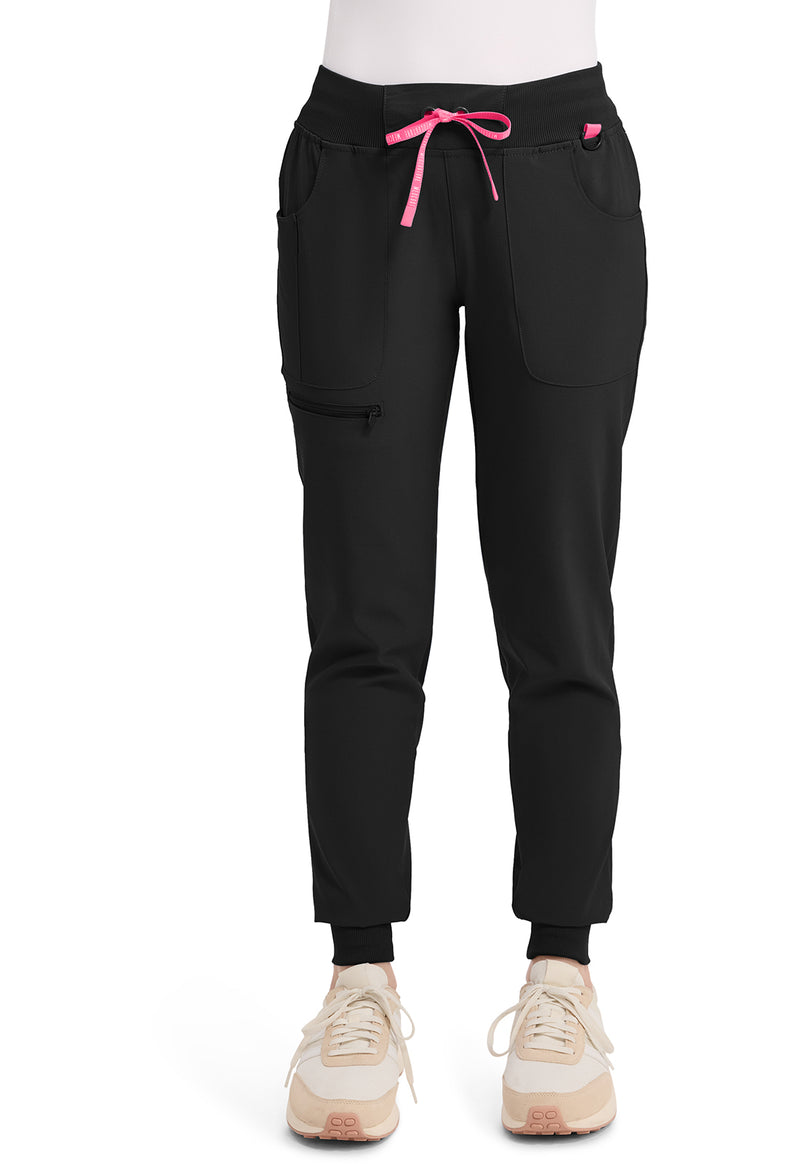 Med Couture Amp Mid Rise Jogger MC102 - Black