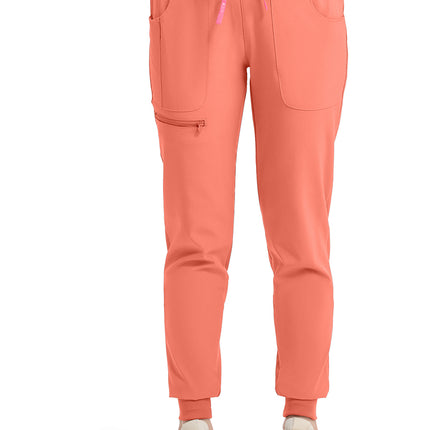 Med Couture Amp Mid Rise Jogger MC102 - Coral Fusion