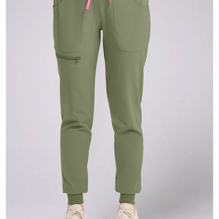 Med Couture Amp Mid Rise Jogger MC102 - Olive