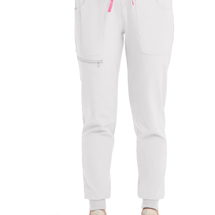 Med Couture Amp Mid Rise Jogger MC102 - White