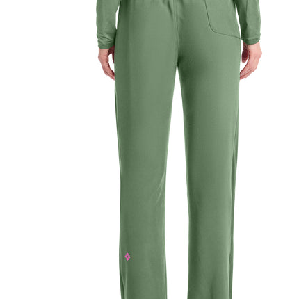 Med Couture Amp Women's Straight Leg Pull-On Pant MC103 - Beyond Green