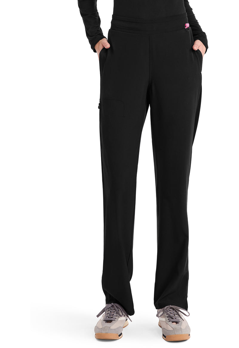 Med Couture Amp Women's Straight Leg Pull-On Pant MC103 - Black