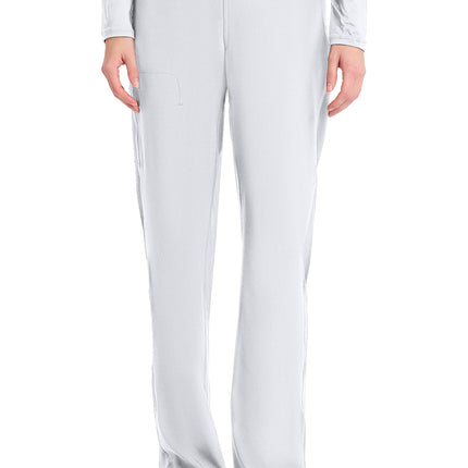 Med Couture Amp Women's Straight Leg Pull-On Pant MC103 - White