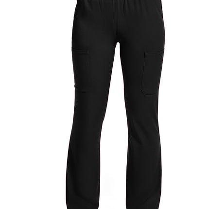 Med Couture Amp Women's High Rise 4-Pocket Flare Pant MC104 - Black
