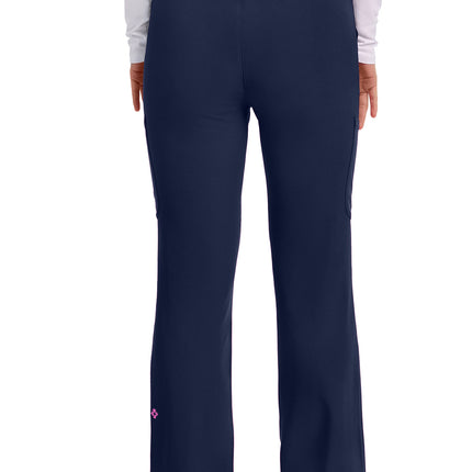 Med Couture Amp Women's High Rise 4-Pocket Flare Pant MC104 - Navy