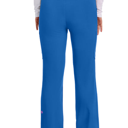 Med Couture Amp Women's High Rise 4-Pocket Flare Pant MC104 - Royal