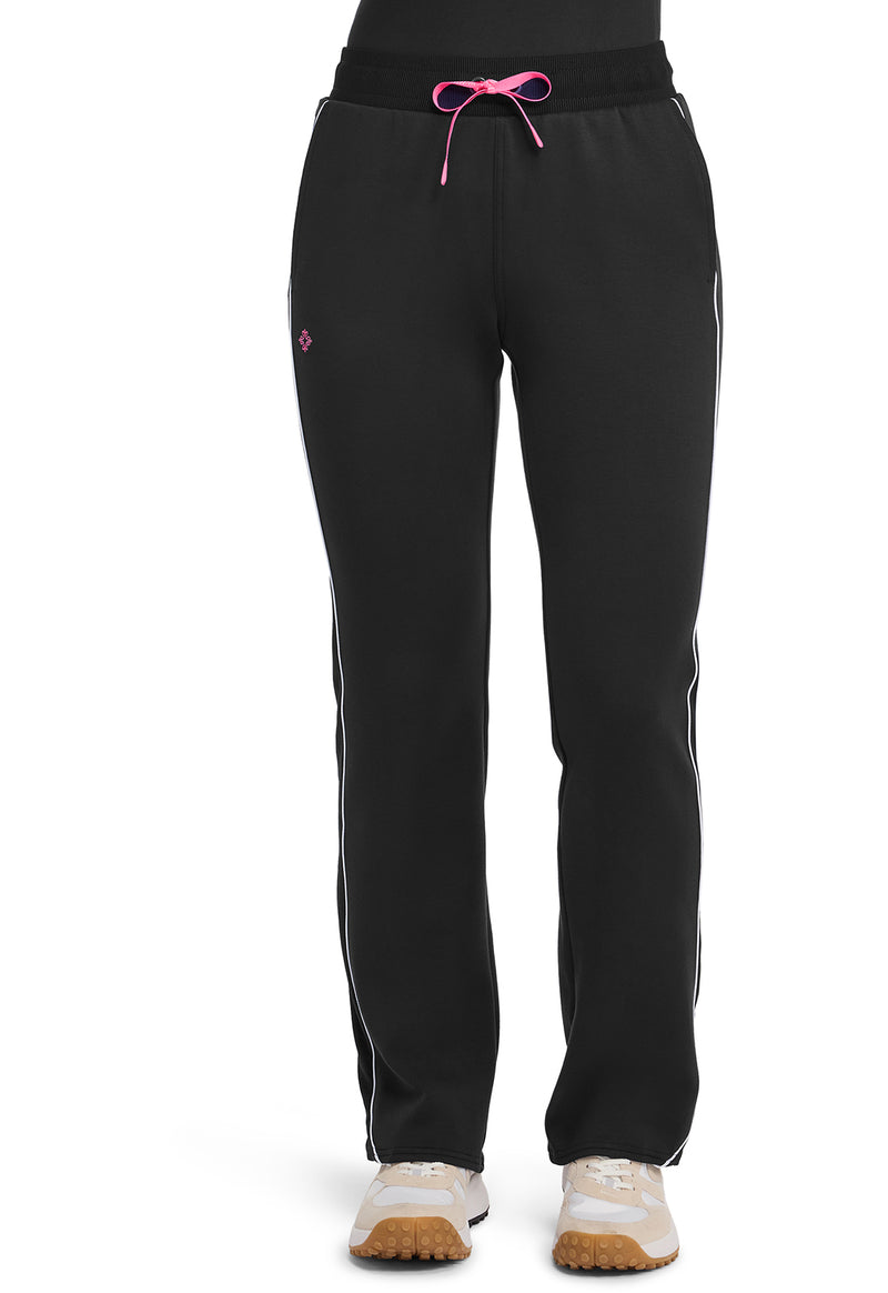 Med Couture Amp Scuba Straight Leg Pant MC108 - Black