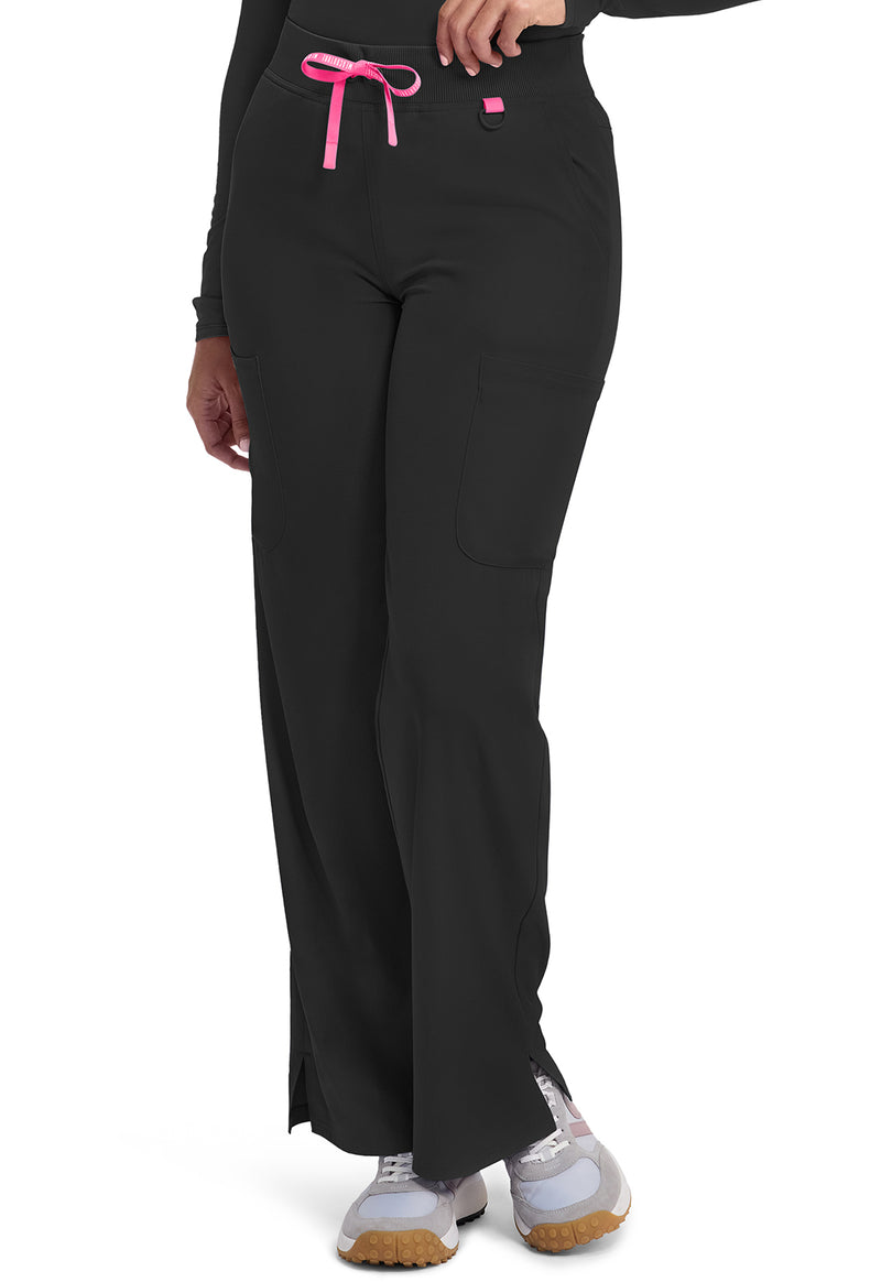 Med Couture Amp Wide Leg Pull On Pant MC109 - Black