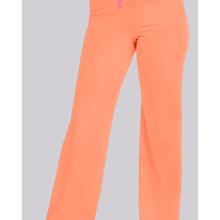 Med Couture Amp Wide Leg Pull On Pant MC109 - Coral Fusion
