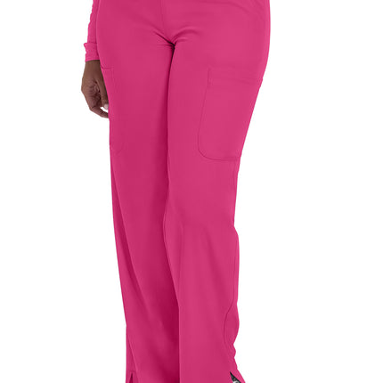 Med Couture Amp Wide Leg Pull On Pant MC109 - Pink Power