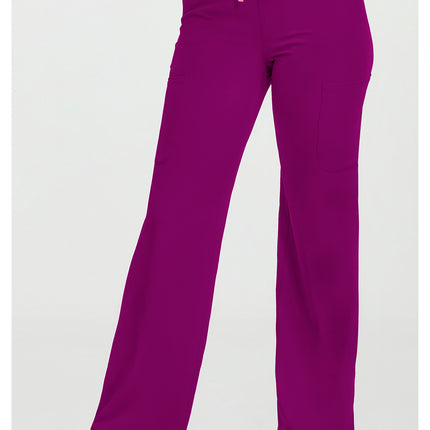 Med Couture Amp Wide Leg Pull On Pant MC109 - Plum Royale