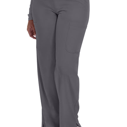 Med Couture Amp Wide Leg Pull On Pant MC109 - Pewter