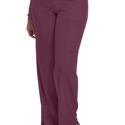 Med Couture Amp Wide Leg Pull On Pant MC109 - Wine