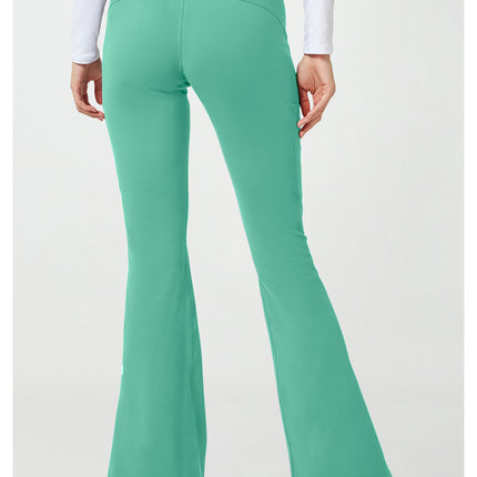 Med Couture Amp Knit Flare Leg Yoga Pant MC150 - Mint Condition