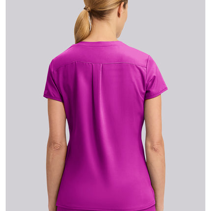 Med Couture Insight 3 Pocket Top MC2411 - Back to the Fuschia
