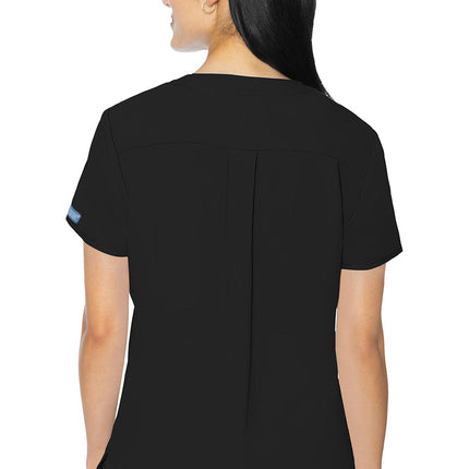 Med Couture Insight 3 Pocket Top MC2411 - Black