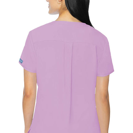 Med Couture Insight 3 Pocket Top MC2411 - Lilac