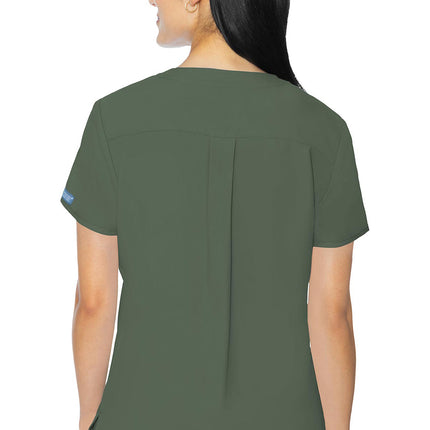 Med Couture Insight 3 Pocket Top MC2411 - Olive