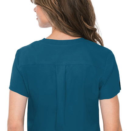 Med Couture Insight One Pocket Tuck-In Top MC2432 - Caribbean