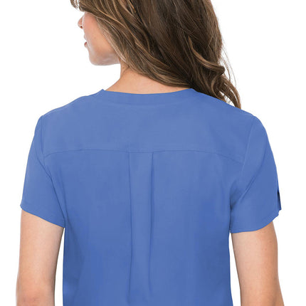Med Couture Insight One Pocket Tuck-In Top MC2432 - Ciel