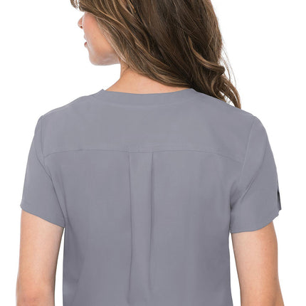 Med Couture Insight One Pocket Tuck-In Top MC2432 - Cloud