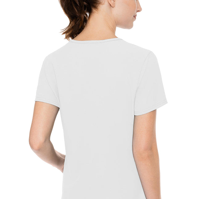 Med Couture Insight Side Pocket Top MC2468W - White