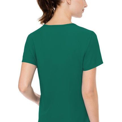 Med Couture Insight Side Pocket Top MC2468 - Hunter Green