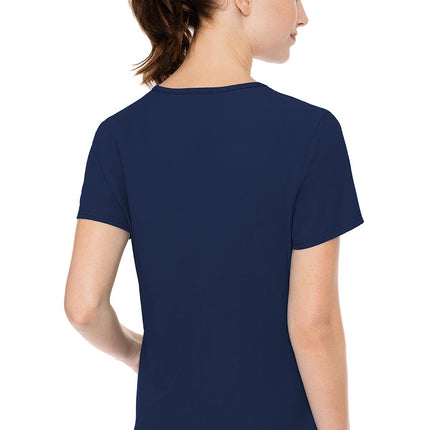 Med Couture Insight Side Pocket Top MC2468 - Navy