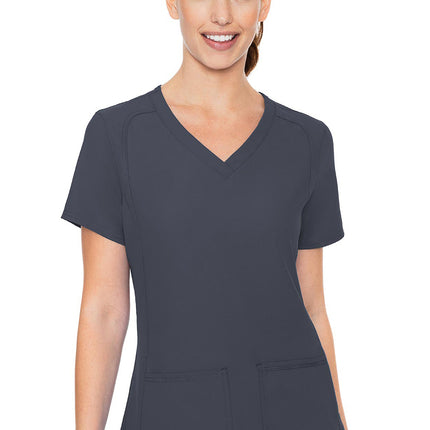Med Couture Insight Side Pocket Top MC2468 - Pewter