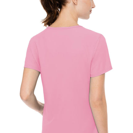 Med Couture Insight Side Pocket Top MC2468 - Taffy Pink