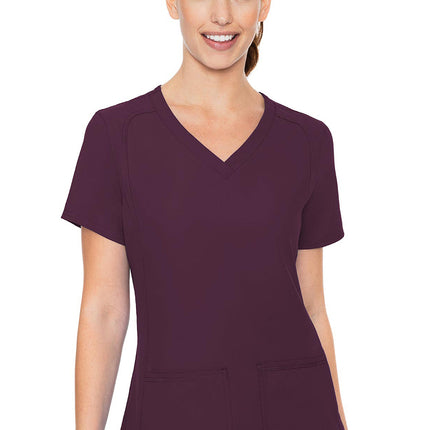 Med Couture Insight Side Pocket Top MC2468 - Wine
