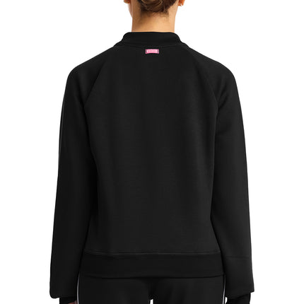 Med Couture Amp Scuba Half Zip Jacket MC328 - Black
