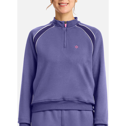 Med Couture Amp Scuba Half Zip Jacket MC328 - Light Galactic Purple