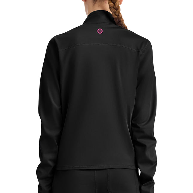 Med Couture Amp Knit Warm Up Jacket MC350 - Black
