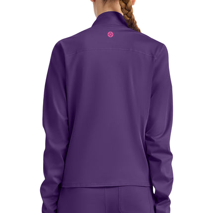 Med Couture Amp Knit Warm Up Jacket MC350 - Galactic Purple