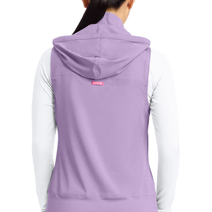 Med Couture Amp Women's 4-Pocket Zip Front Vest MC500 - Digital Lavender