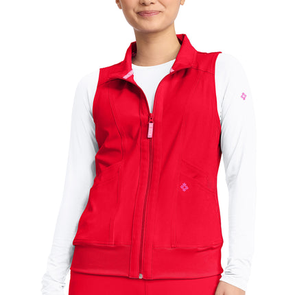 Med Couture Amp Women's 4-Pocket Zip Front Vest MC500 - Solar Flare