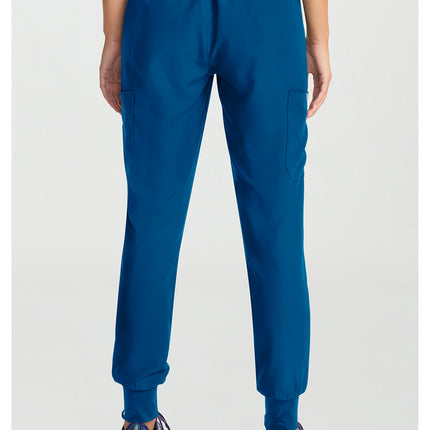 Med Couture Insight Women's Zip Front Jumpsuit MC510 - Ocean Abyss