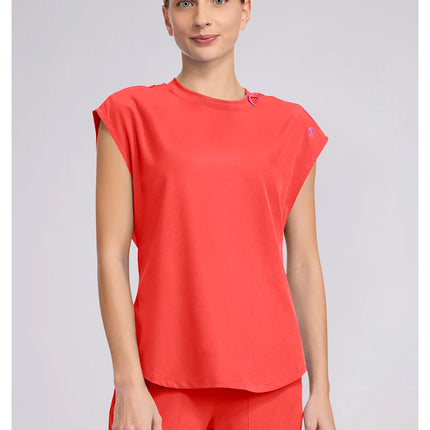 Med Couture Amp Round Neck Tuckable Top MC703 - One In A Melon