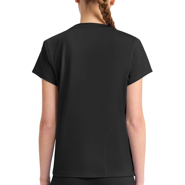 Med Couture Amp Knit Crew Neck Tee MC751 - Black