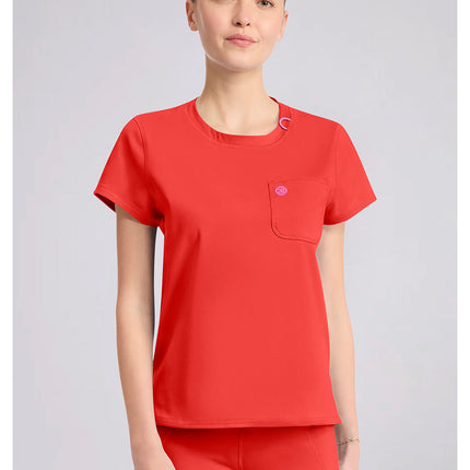 Med Couture Amp Knit Crew Neck Tee MC751 - One In A Melon